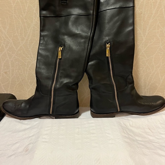 Coach Black Leather Boots - Picture 4 of 16